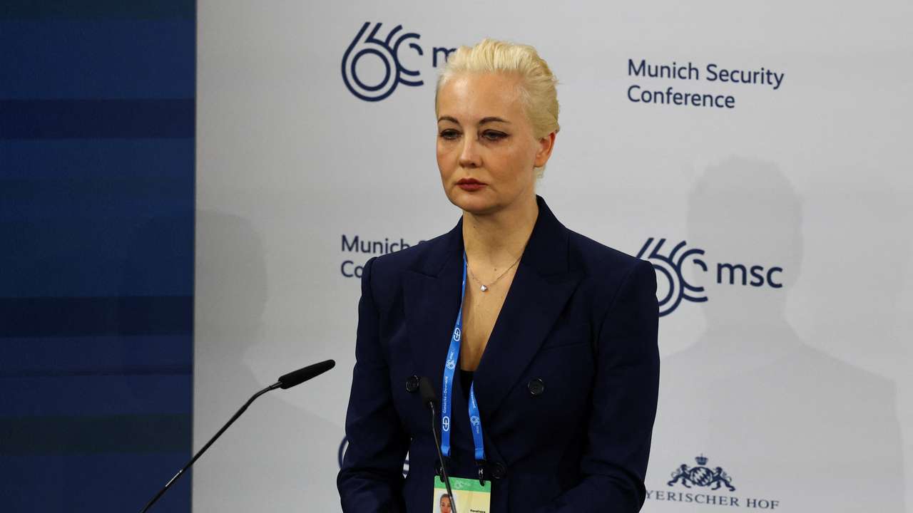 Russian late opposition leader Alexei Navalny's wife Yulia attends the Munich Security Conference