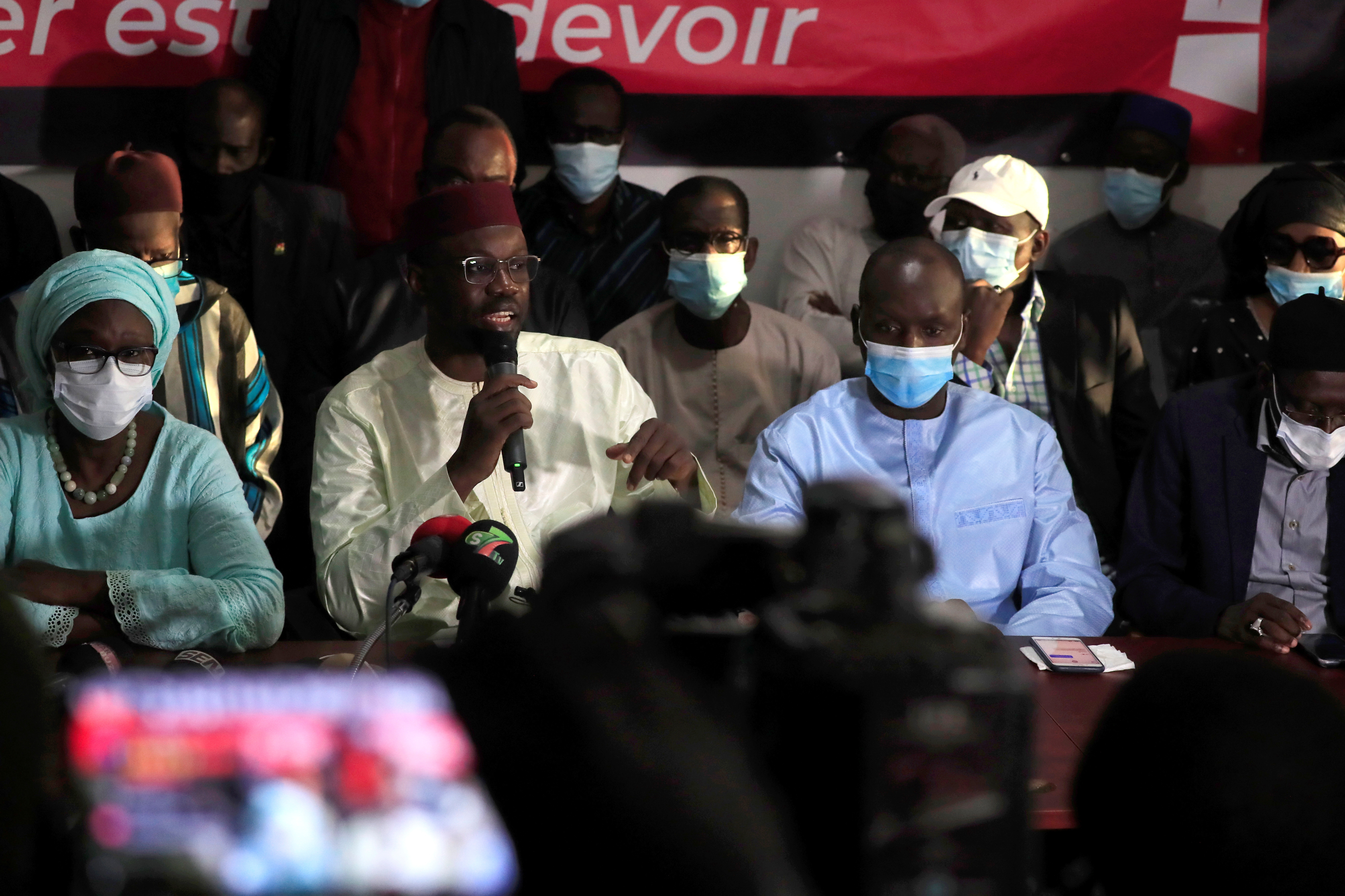 Senegal opposition leader indicted and released on bail in Dakar
