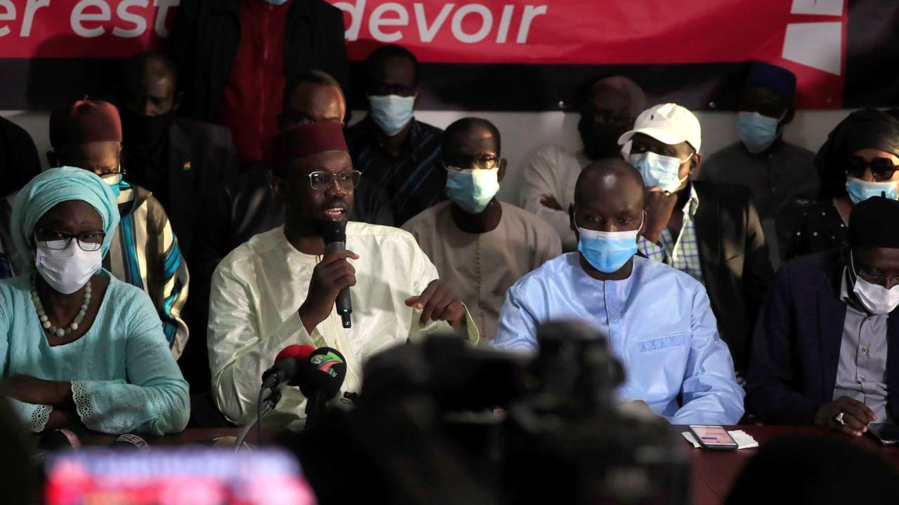 Senegal opposition leader indicted and released on bail in Dakar