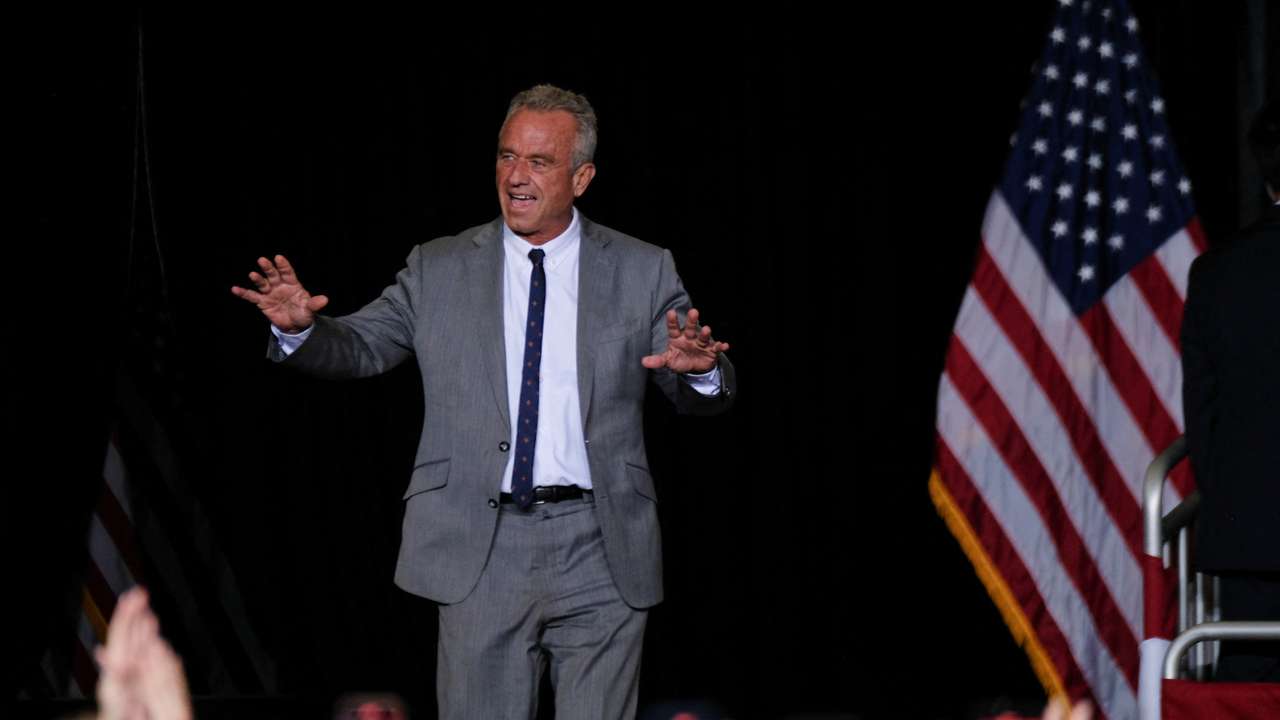 Republican presidential nominee and former U.S. President Donald Trump campaigns in Milwaukee, Wisconsin