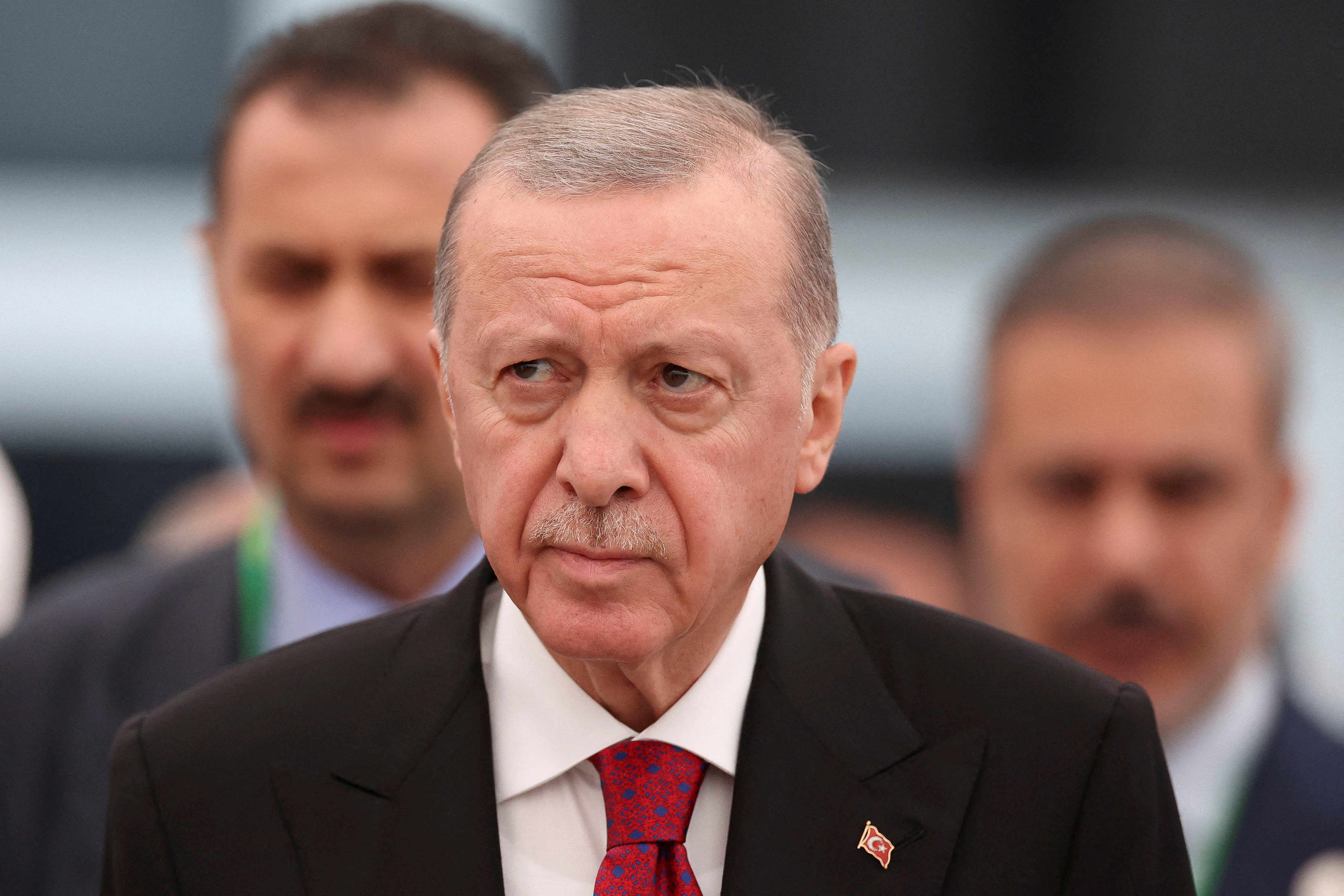 Turkish President Tayyip Erdogan at the G20 summit in Rio de Janeiro