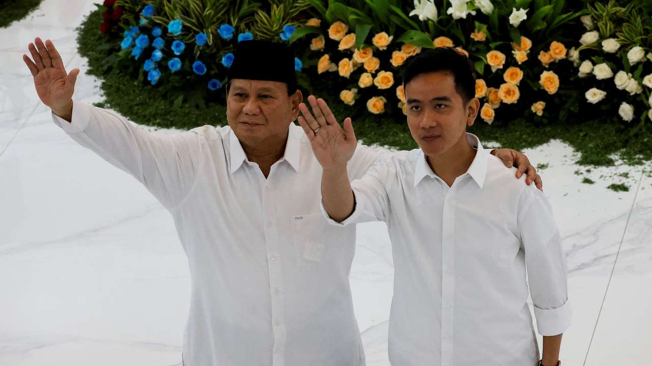 Indonesia's election commission officially announces Prabowo Subianto and Gibran Rakabuming Raka as the presidential election winners at General Election Commission (KPU) headquarters in Jakarta