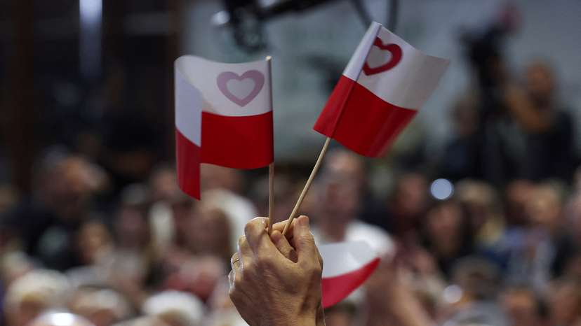 FILE PHOTO: Parties hold final rallies for the Polish election campaign