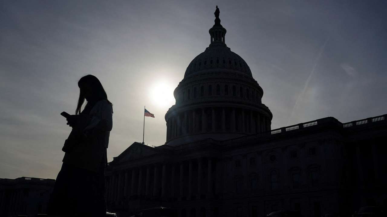 FILE PHOTO: U.S. Senate Republicans meet to vote on leadership positions on Capitol Hill in Washington