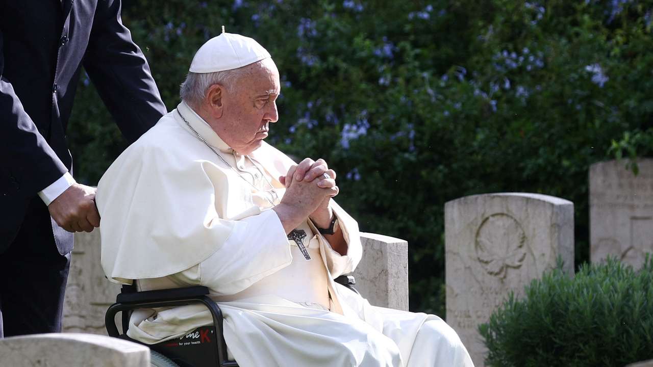 Pope Francis celebrates Mass on the day Christians around the world commemorate their dead, in Rome