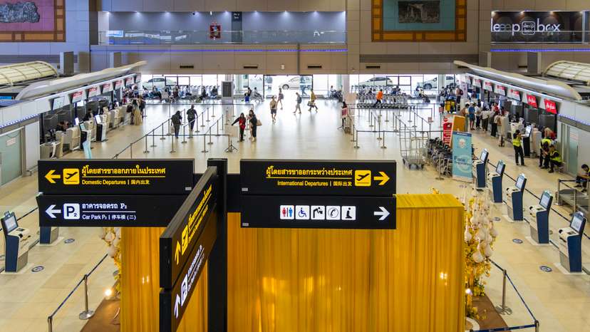 Don Mueang International Airport, in Bangkok, Thailand - 16 Sept 2024
