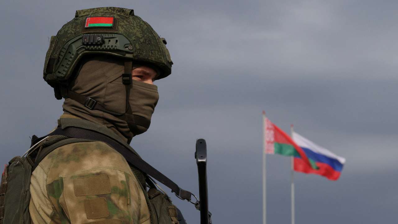 Joint Russia-Belarus "Zapad-2025" military drills near Borisov