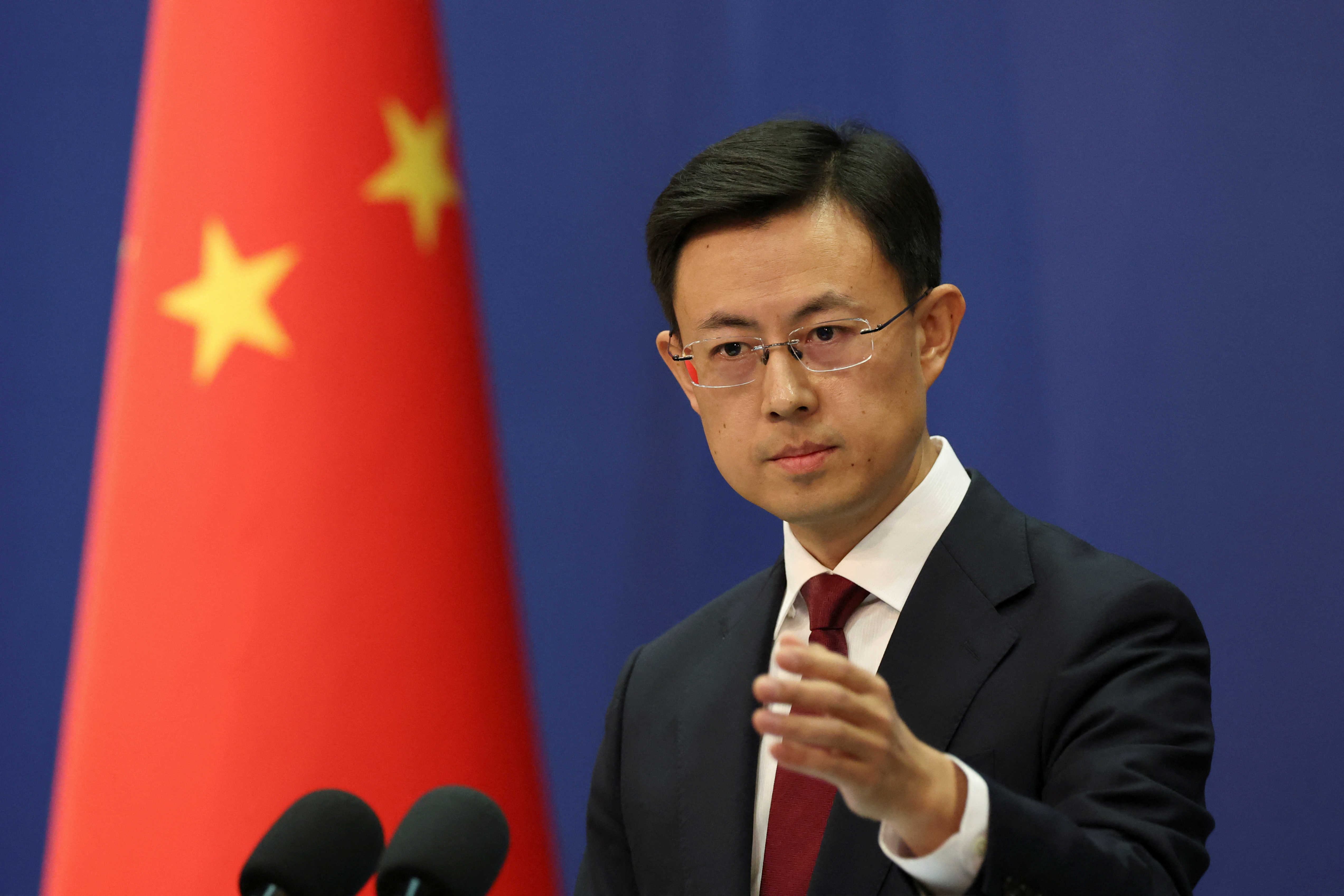 Chinese Foreign Ministry spokesperson Guo Jiakun in Beijing