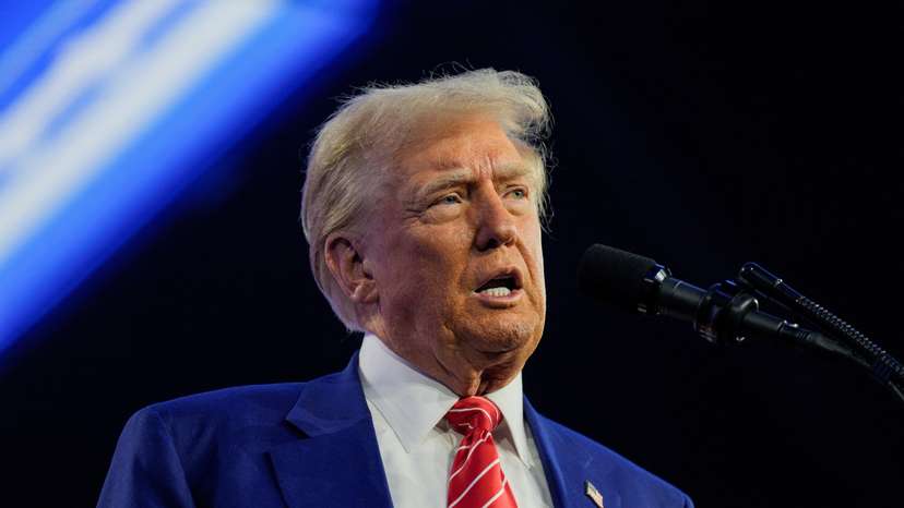 FILE PHOTO: U.S. President-elect Trump attends a Turning Point USA event in Phoenix, Arizona