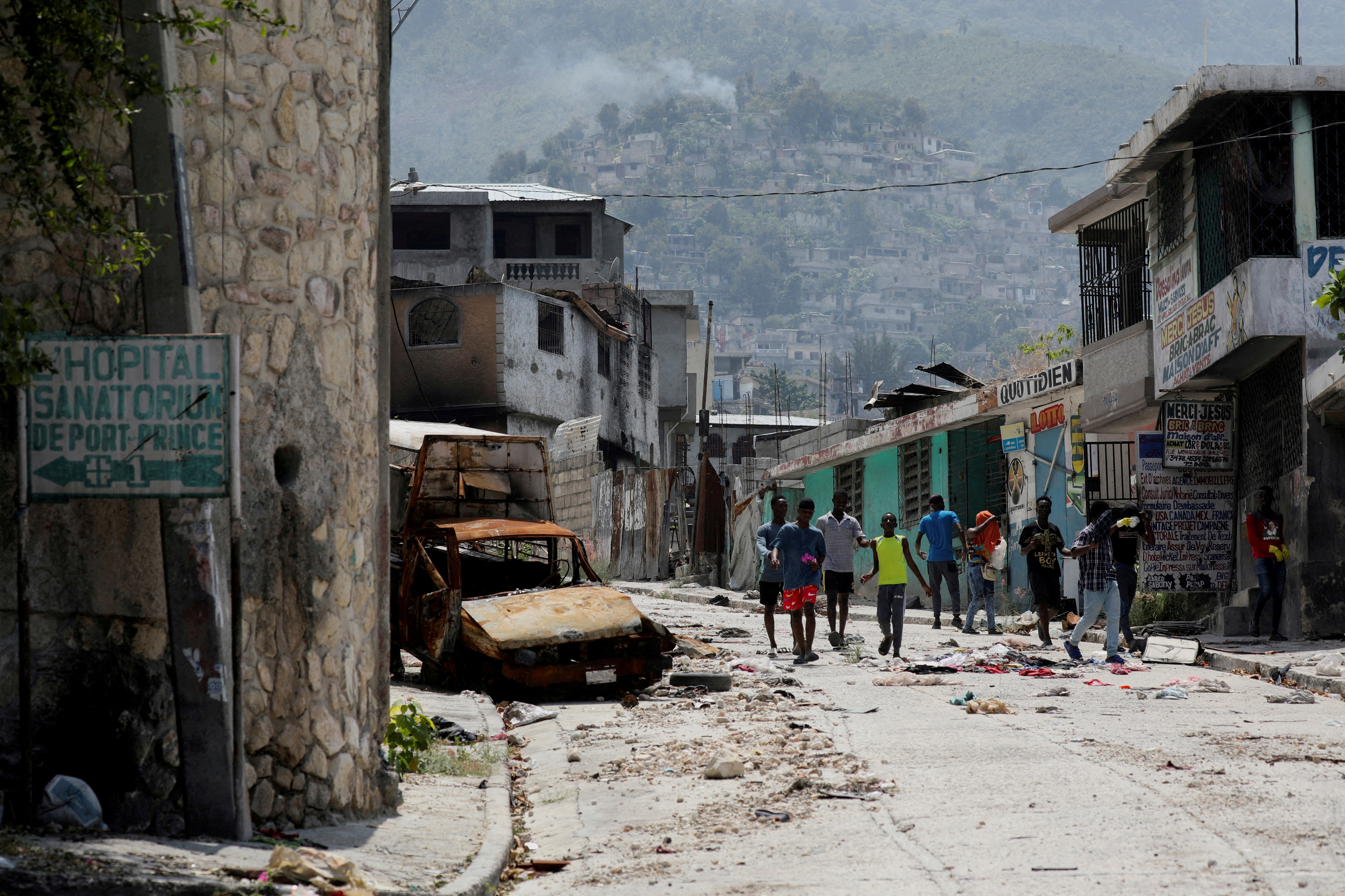 FILE PHOTO: Alleged gang leader calls on supporters to retake control of neighborhood, in Port-au-Prince