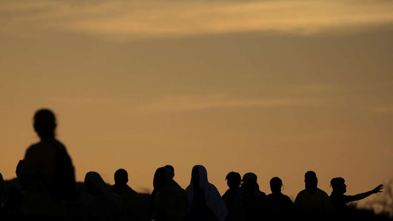 Migrants in Lampedusa