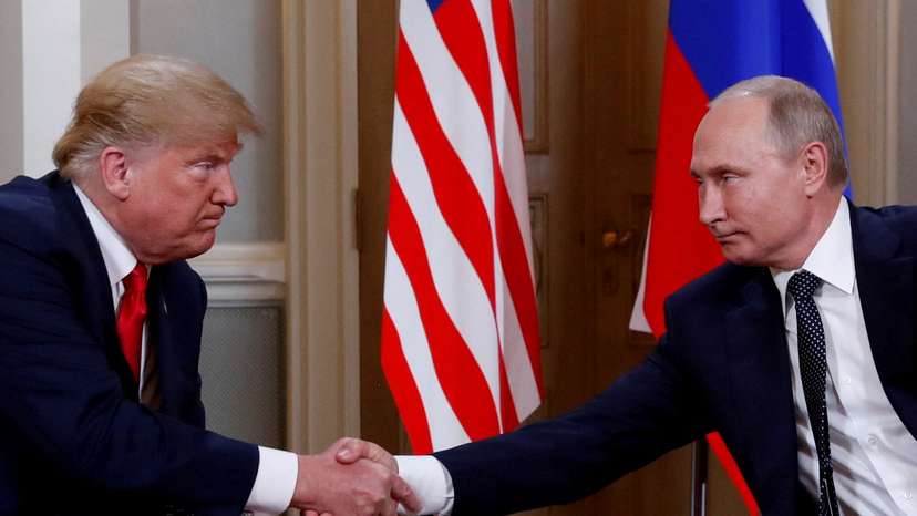 FILE PHOTO: Trump-Putin summit in Helsinki