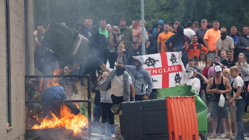 FILE PHOTO: Anti-immigration protests continue to take place around the UK