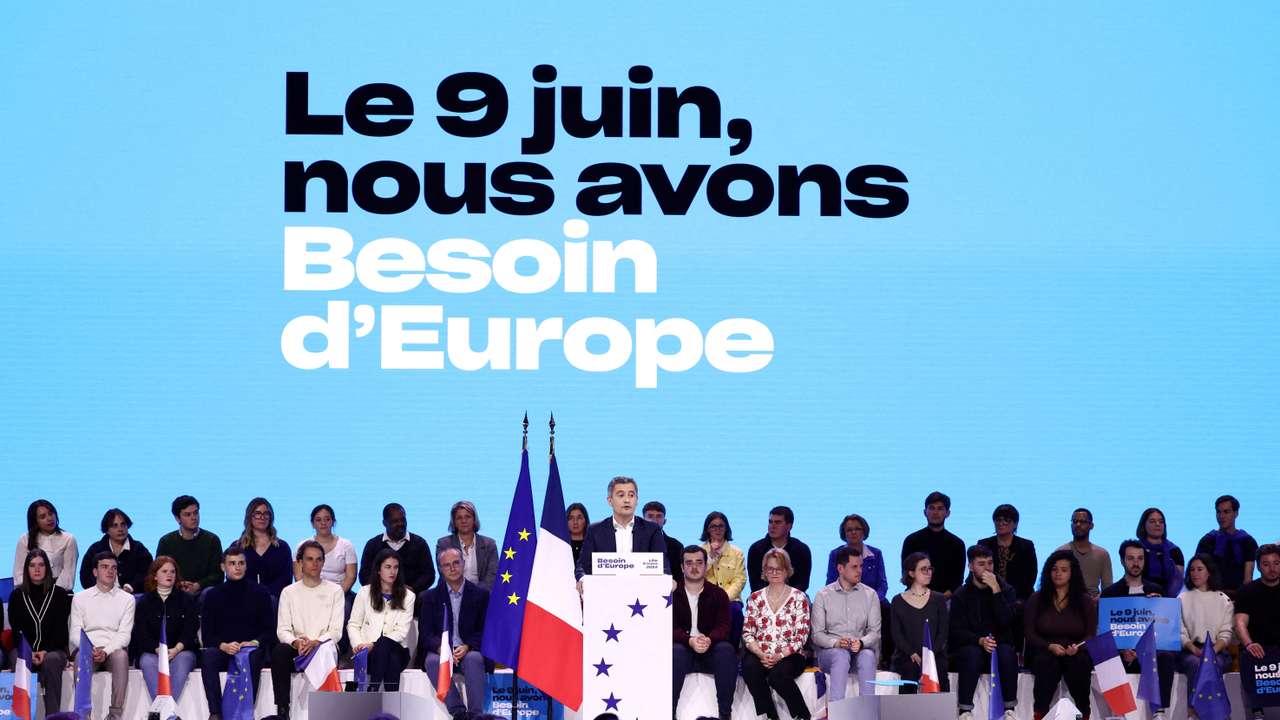 FILE PHOTO: "Besoin d'Europe" political rally to launch the campaign of the French presidential majority for the European elections, in Lille