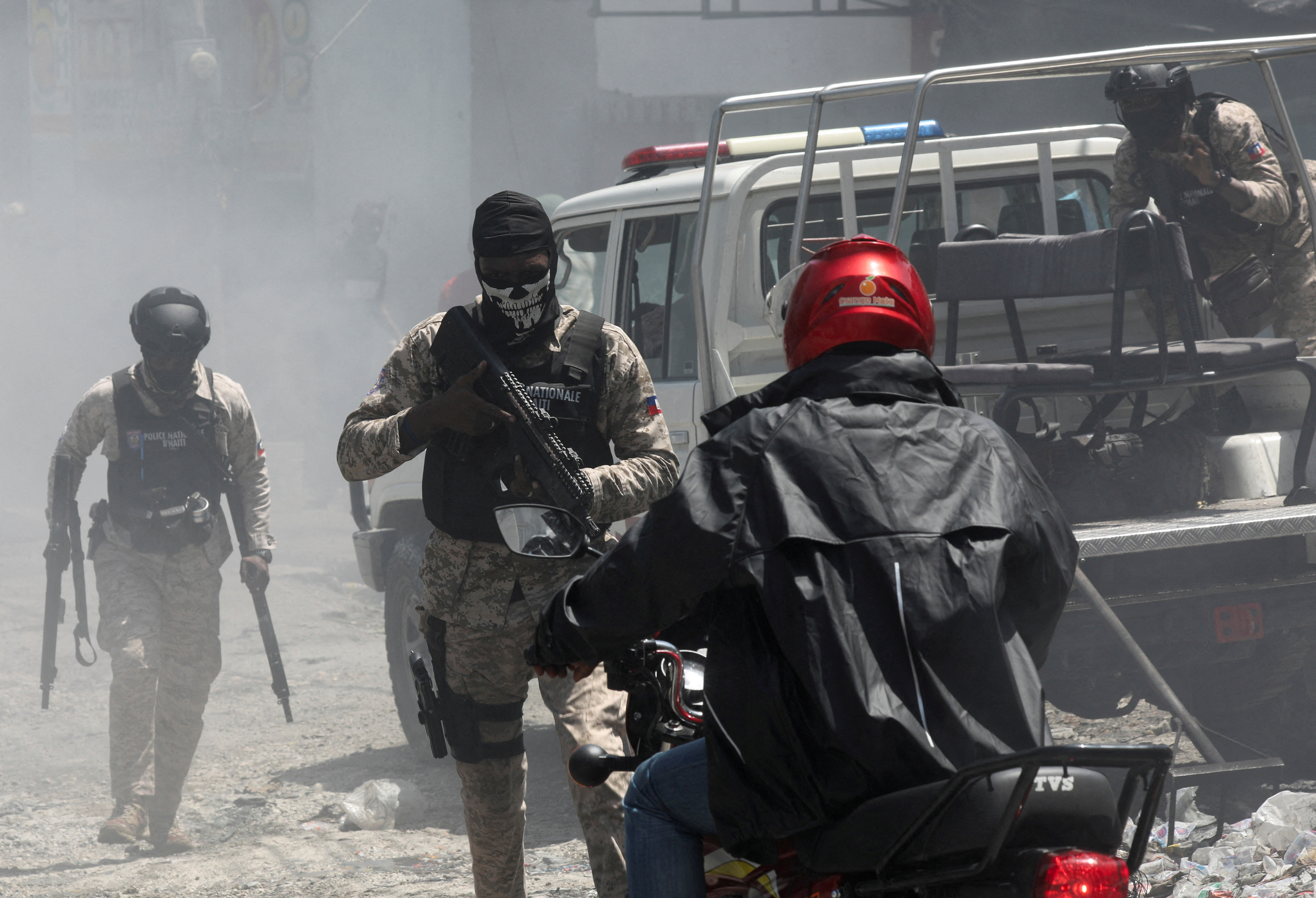 FILE PHOTO: Haitians protest against gang violence, in Port-au-Prince
