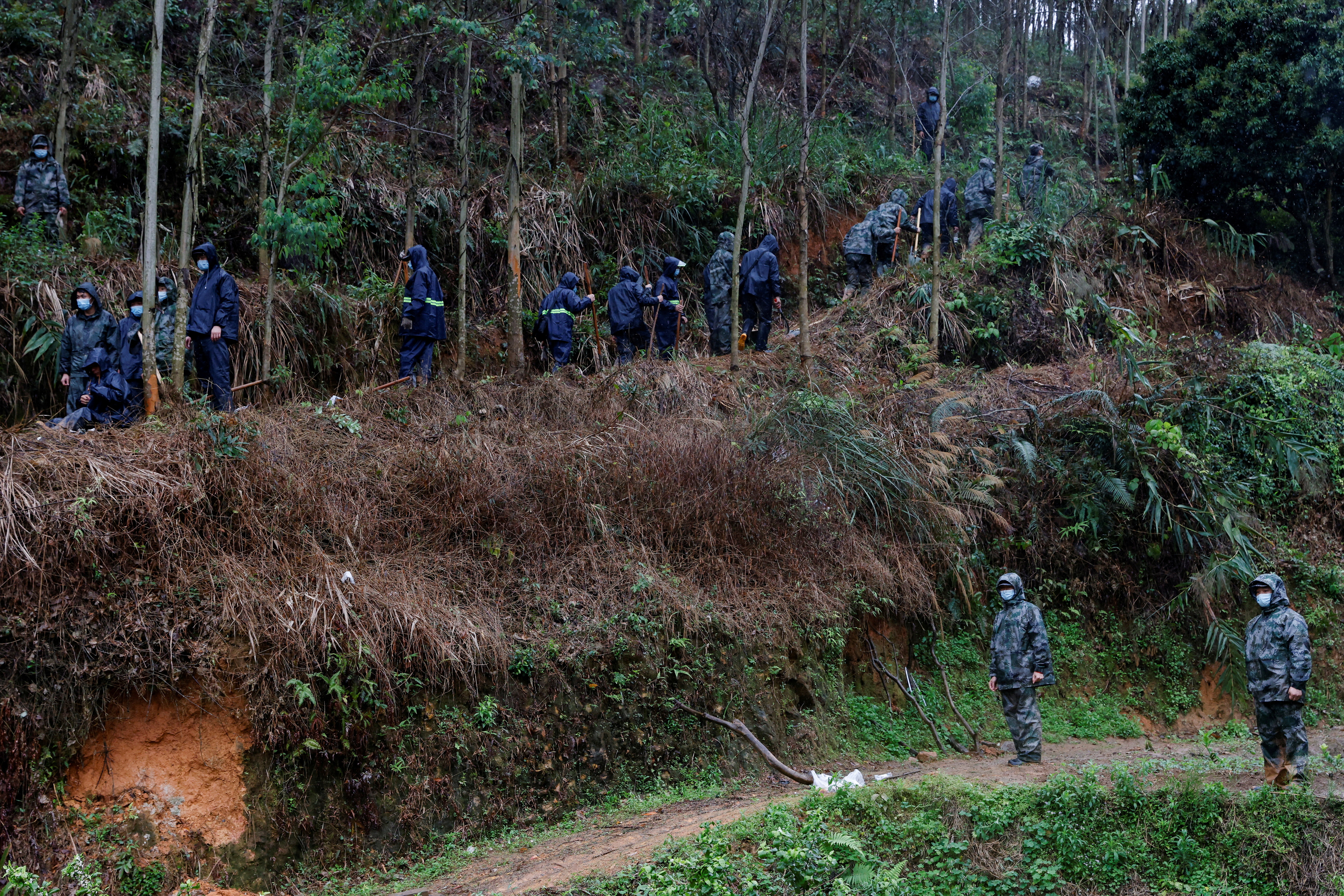 FILE PHOTO: China Eastern Airlines plane crash in Wuzhou