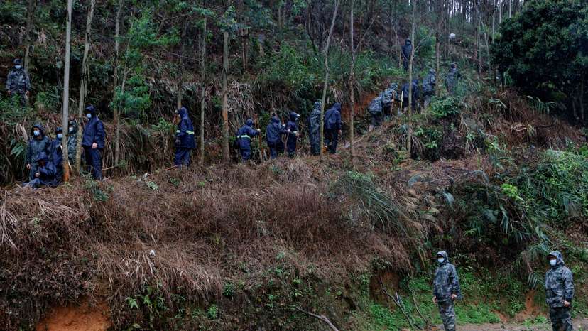 FILE PHOTO: China Eastern Airlines plane crash in Wuzhou