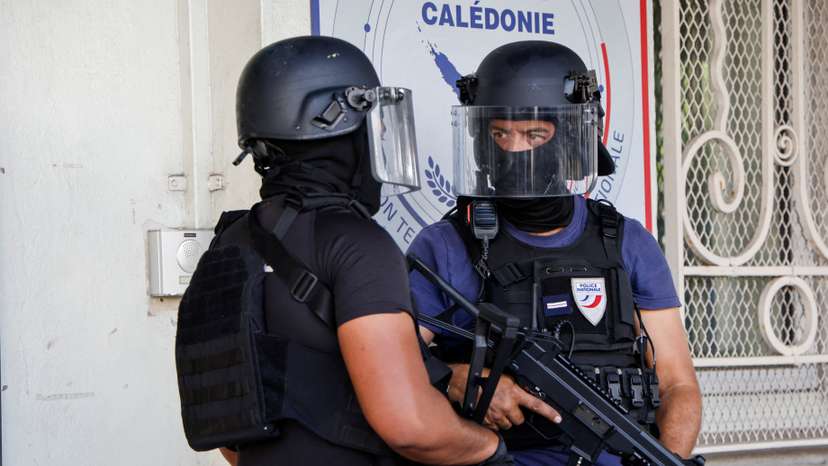 French President Macron visits New Caledonia