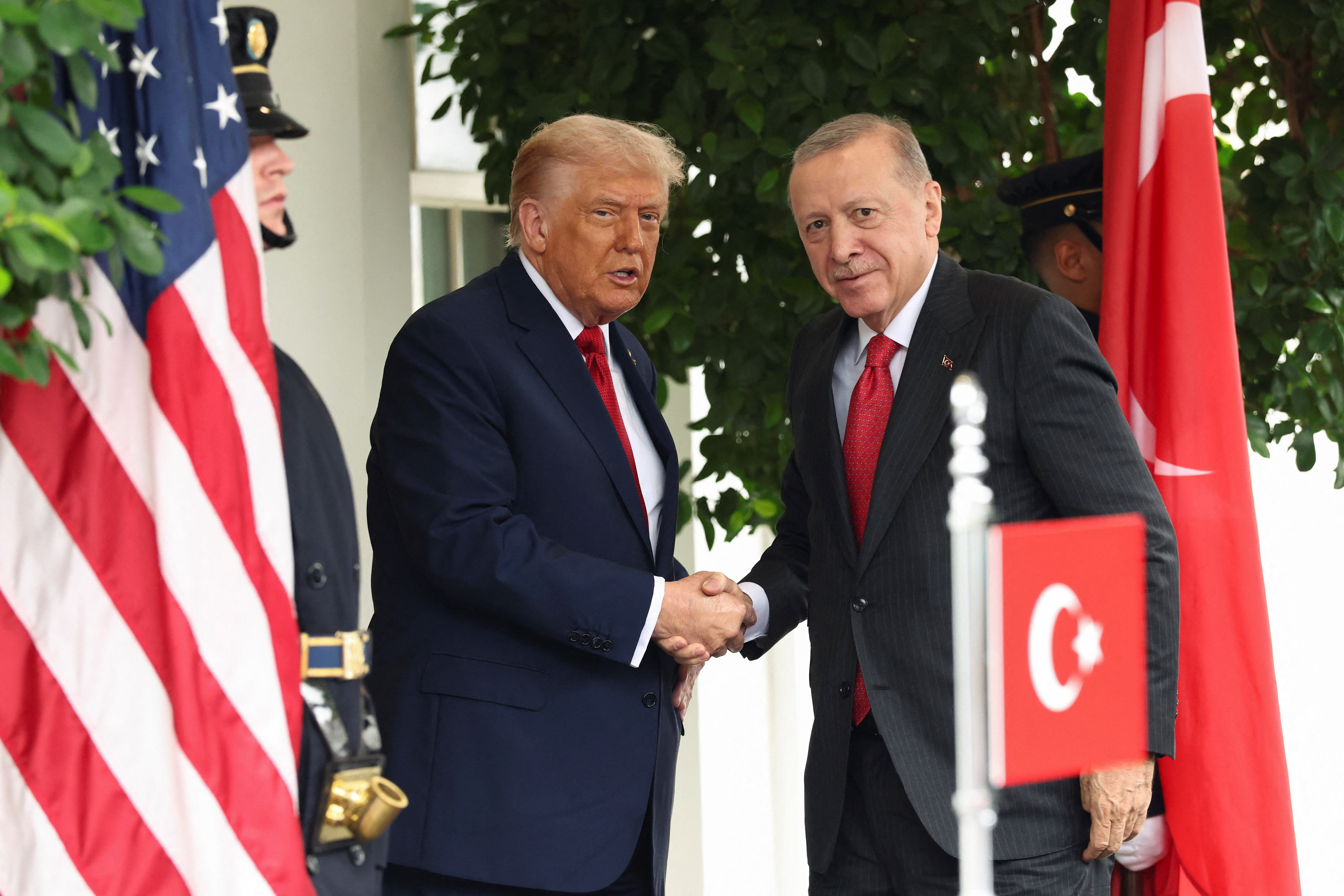 Turkey's President Erdogan visits White House, in Washington
