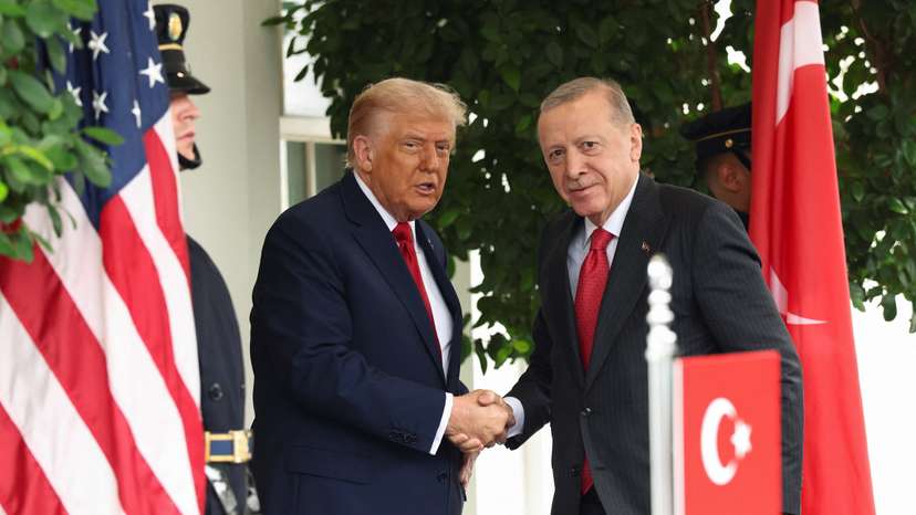 Turkey's President Erdogan visits White House, in Washington