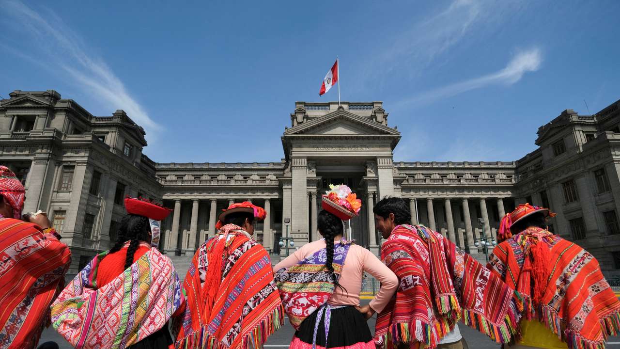 FILE PHOTO: Anti-government protests in Lima