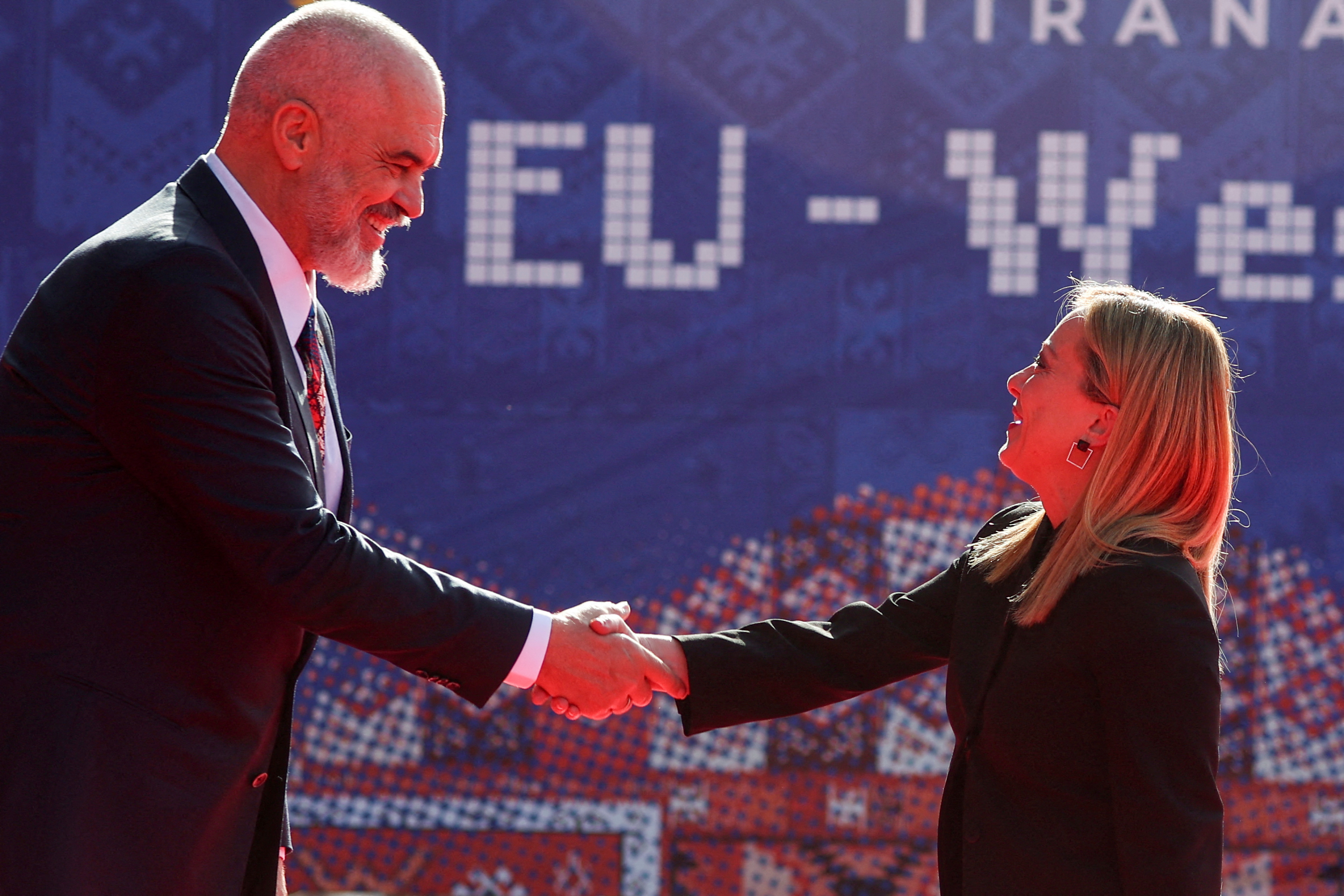 FILE PHOTO: EU-Western Balkans summit in Tirana