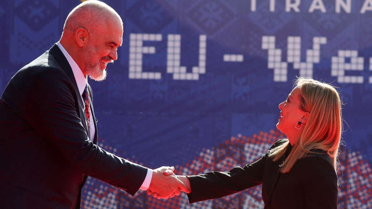 FILE PHOTO: EU-Western Balkans summit in Tirana