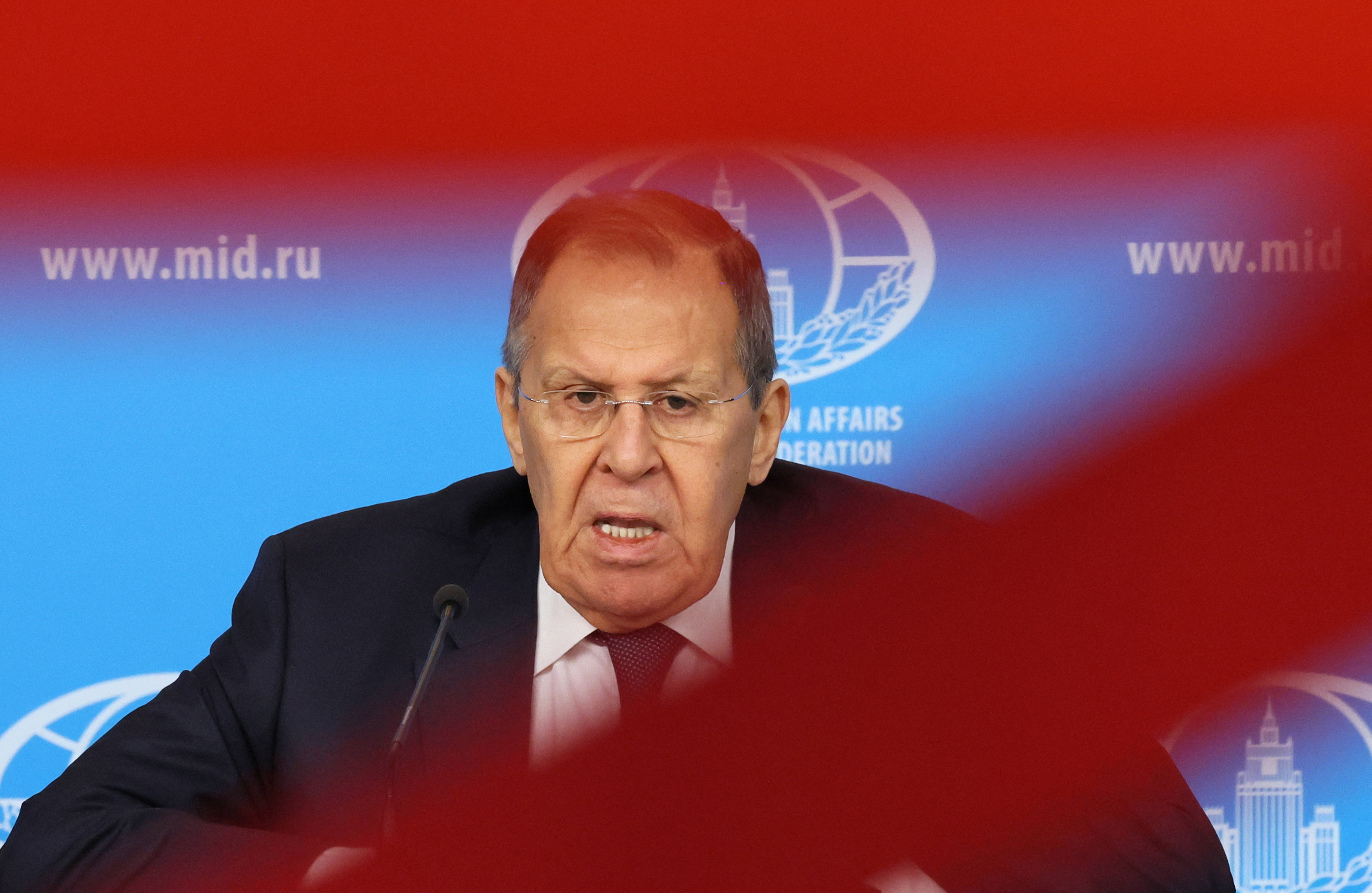 Russian Foreign Minister Lavrov holds annual press conference in Moscow