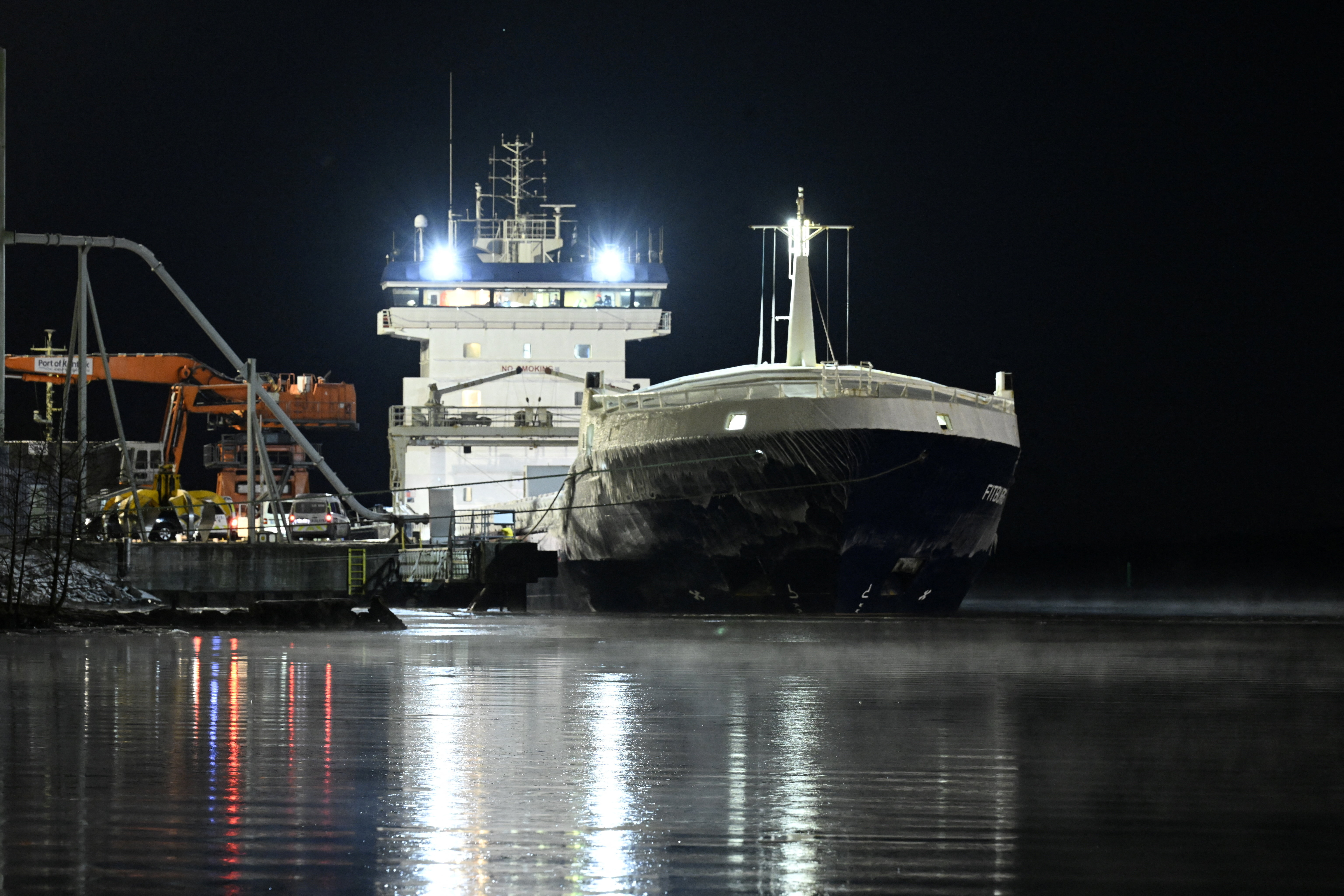 Finland seizes ship sailing after suspected cable sabotage in Baltic Sea