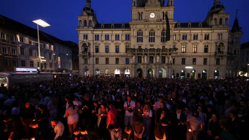 Aftermath of a deadly school shooting in Graz