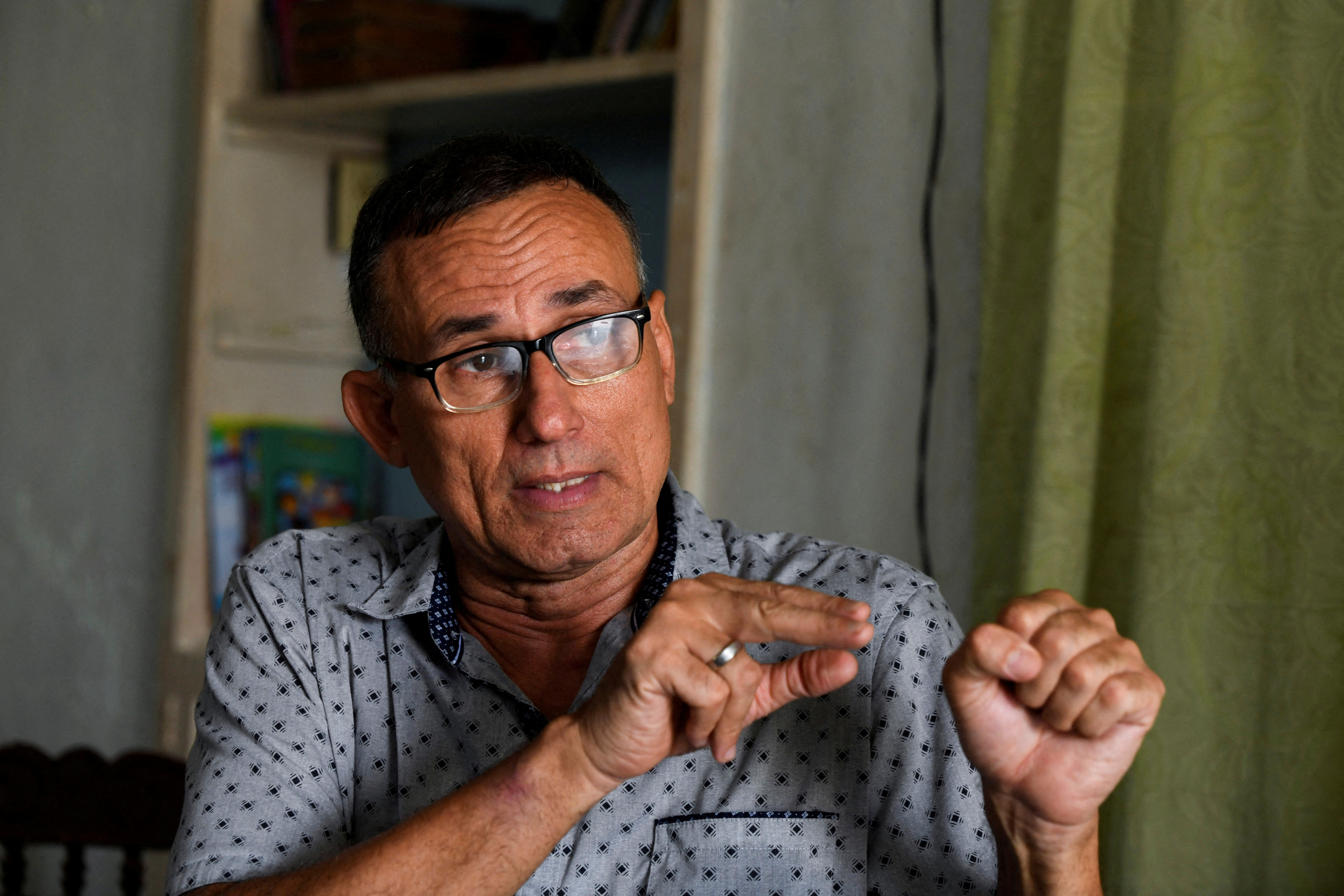 FILE PHOTO: Cuban dissident hopes to upend communist government, one ladle at a time