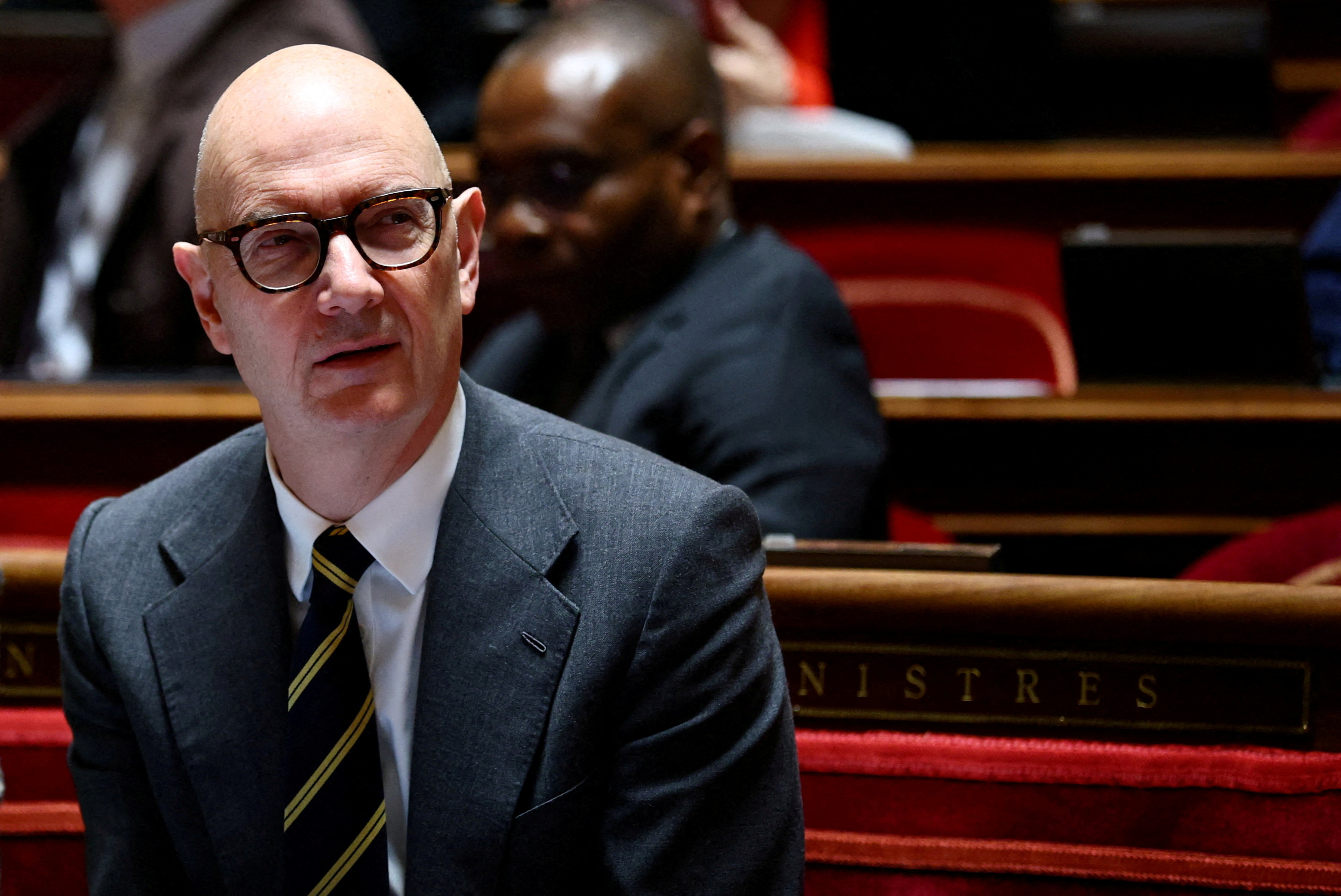 FILE PHOTO: French Minister for Economy, Finance, and Industrial, Energy and Digital Sovereignty Roland Lescure