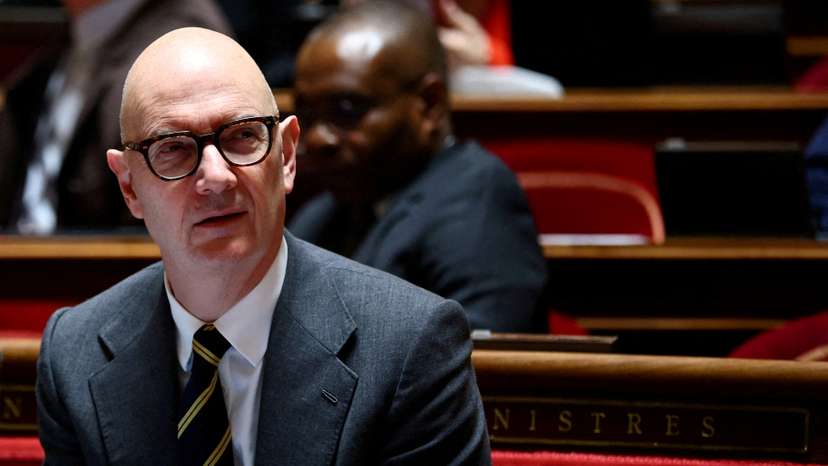 FILE PHOTO: French Minister for Economy, Finance, and Industrial, Energy and Digital Sovereignty Roland Lescure