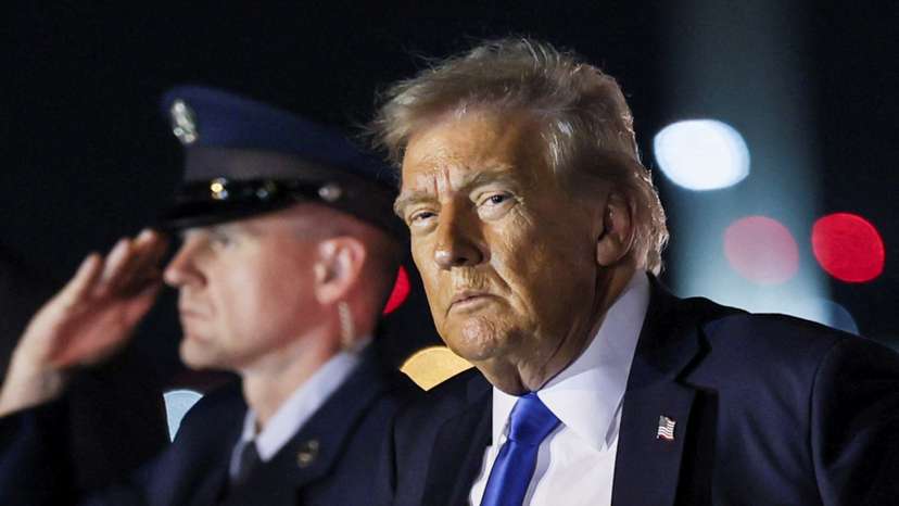 U.S. President Trump in Palm Beach International Airport