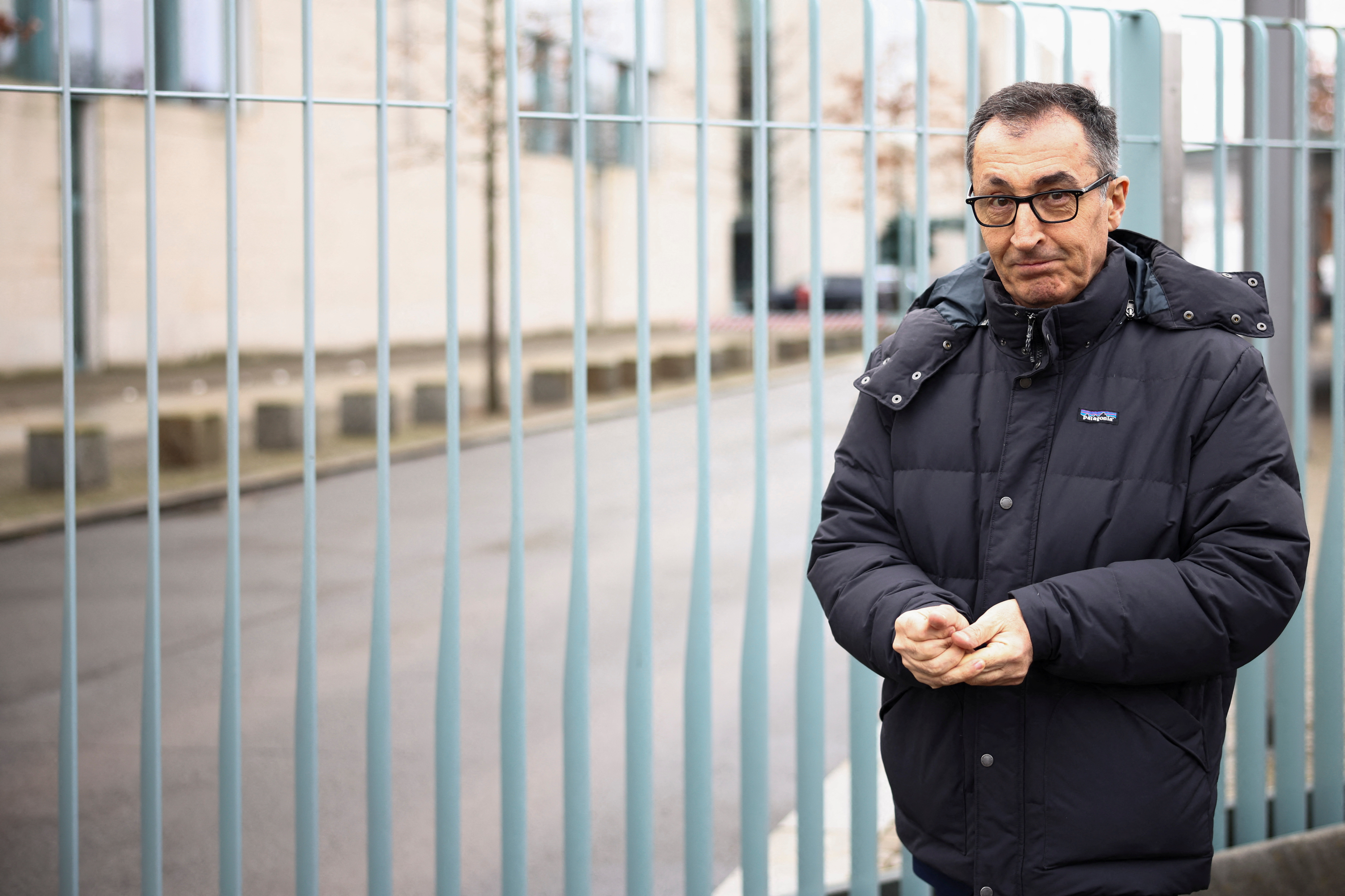 German Food and Agriculture Minister Cem Ozdemir gives a statement, in Berlin