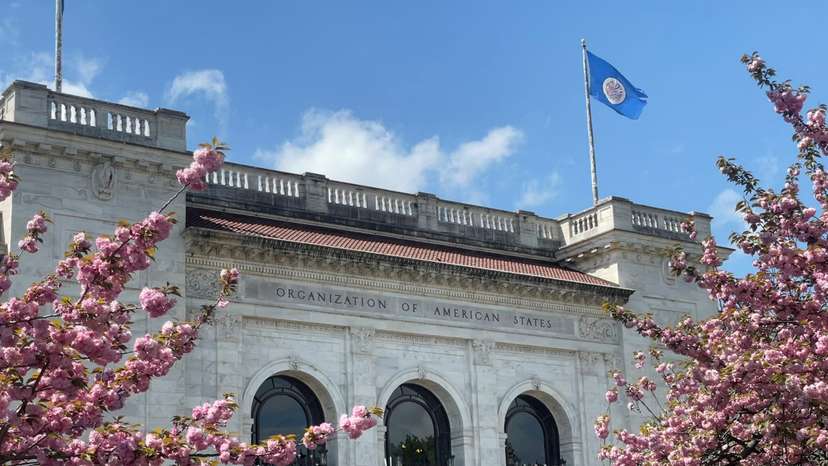 A view of the Organization of American States (OAS) headquarters, in Washington