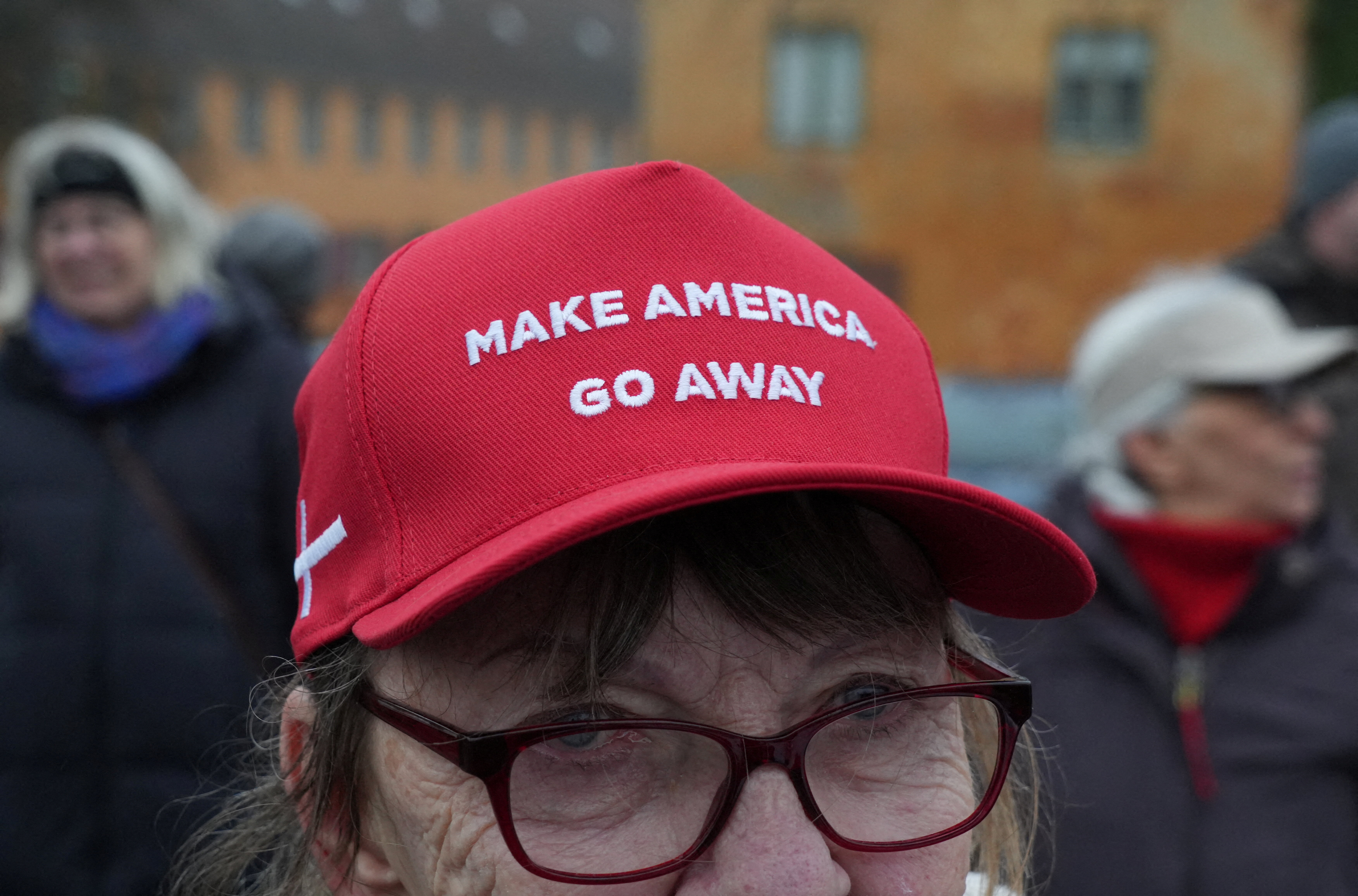 Protesters rally in Copenhagen in solidarity with Greenland