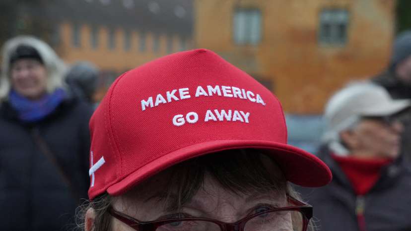 Protesters rally in Copenhagen in solidarity with Greenland