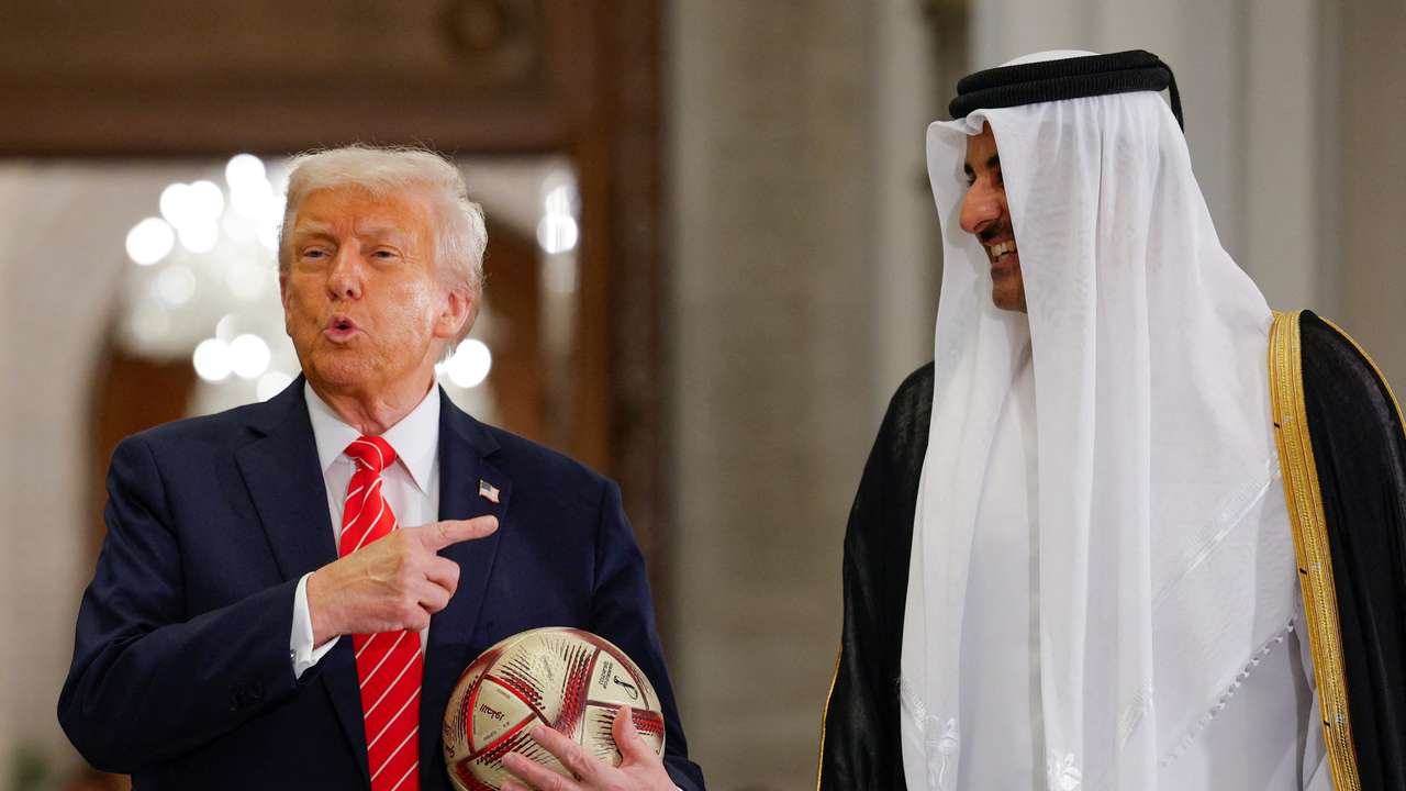 U.S. President Donald Trump visits Qatar