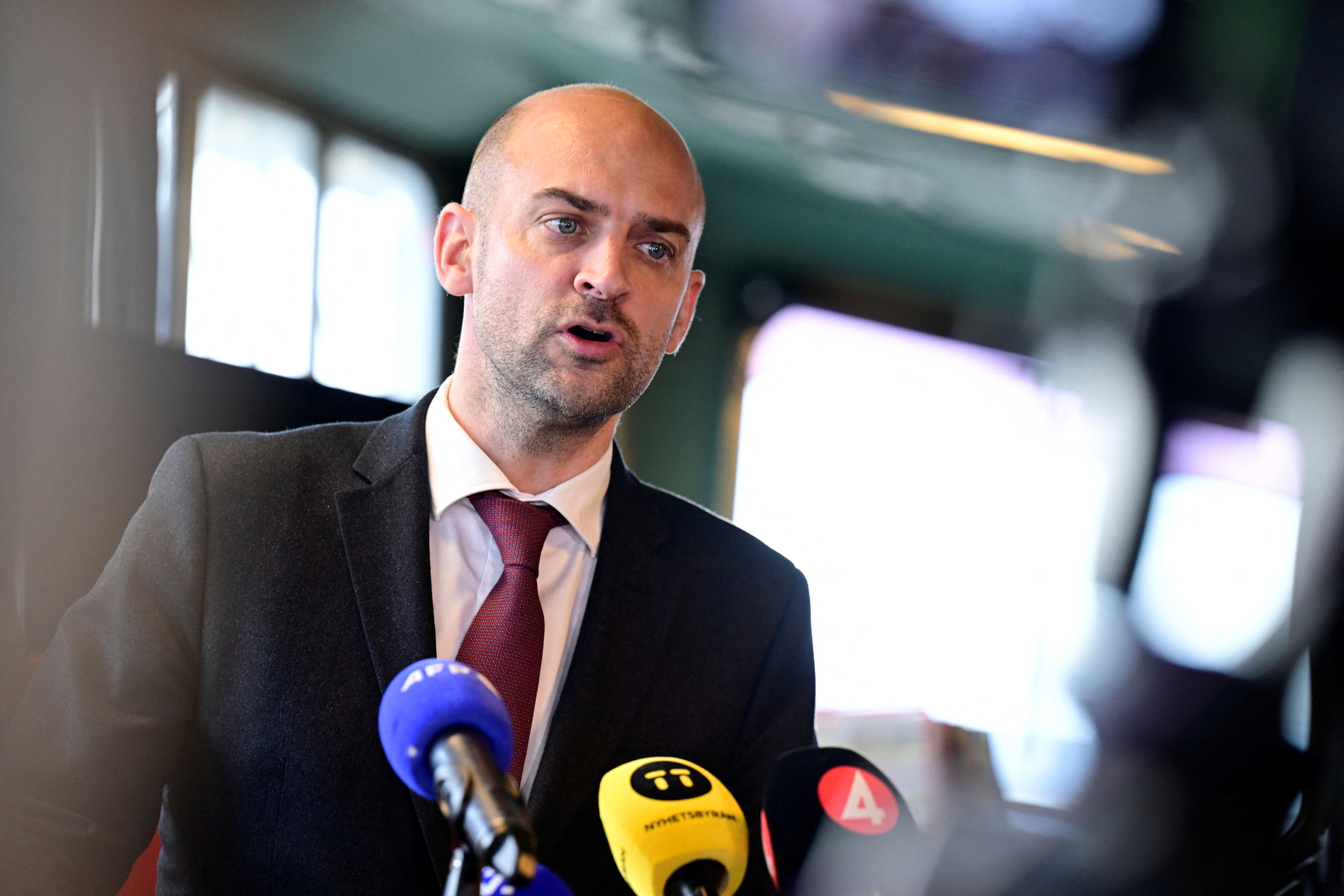 France's Foreign Minister Barrot and Sweden's Prime Minister Kristersson meet in Malmo