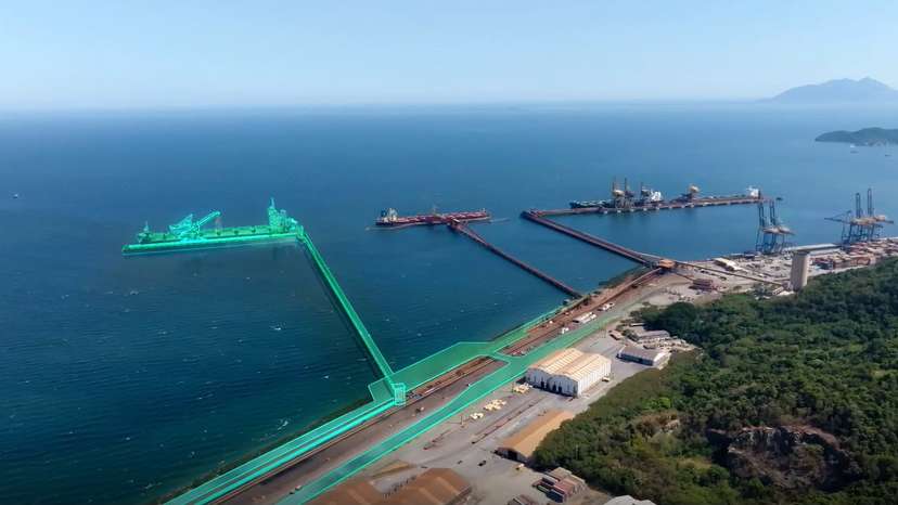 Projeção Porto de Itaguaí