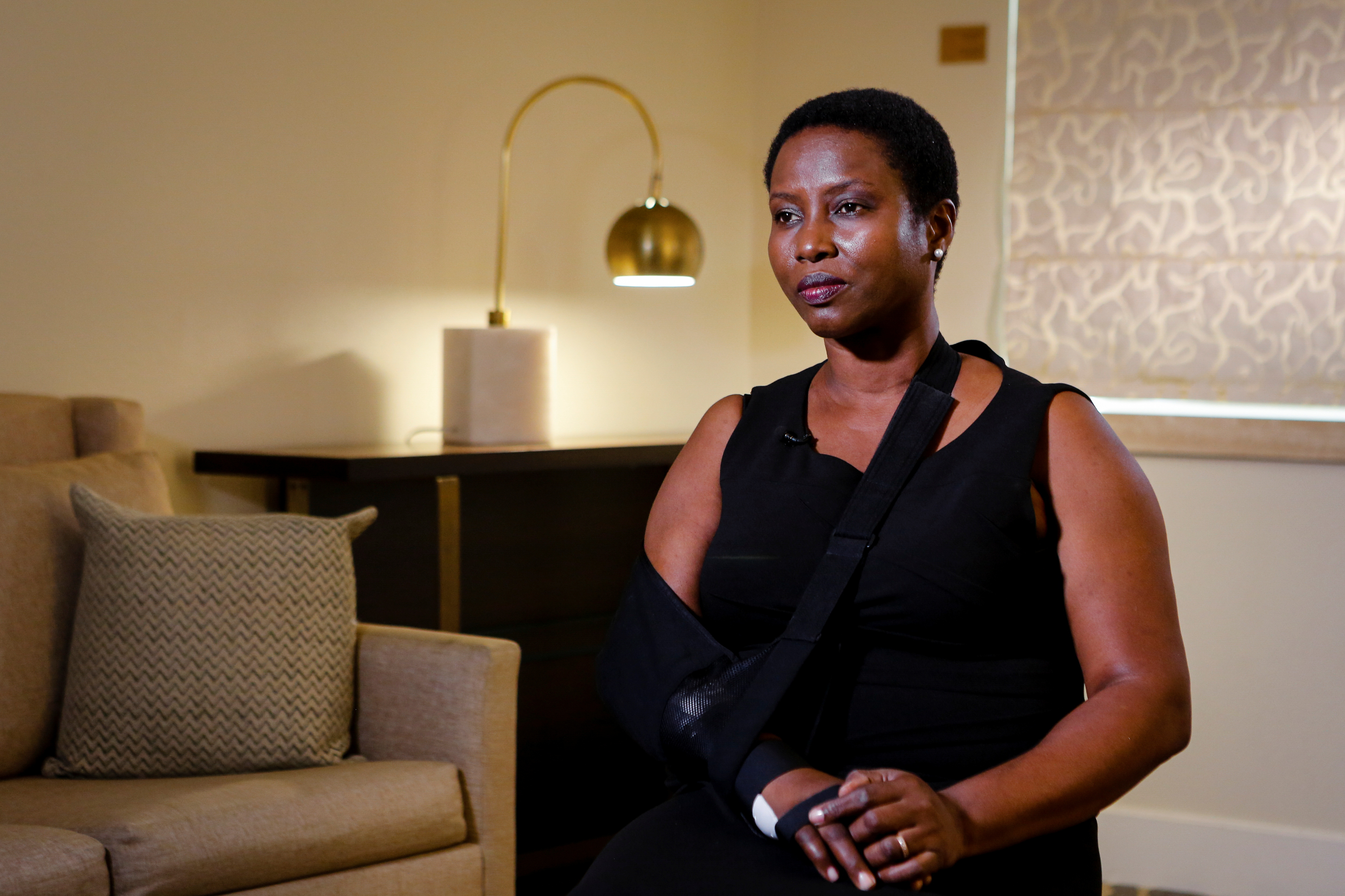 FILE PHOTO: Interview with Haiti's former first lady Martine Moise on her husband's assassination