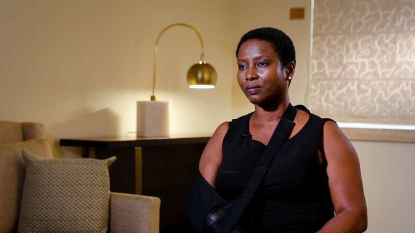 FILE PHOTO: Interview with Haiti's former first lady Martine Moise on her husband's assassination