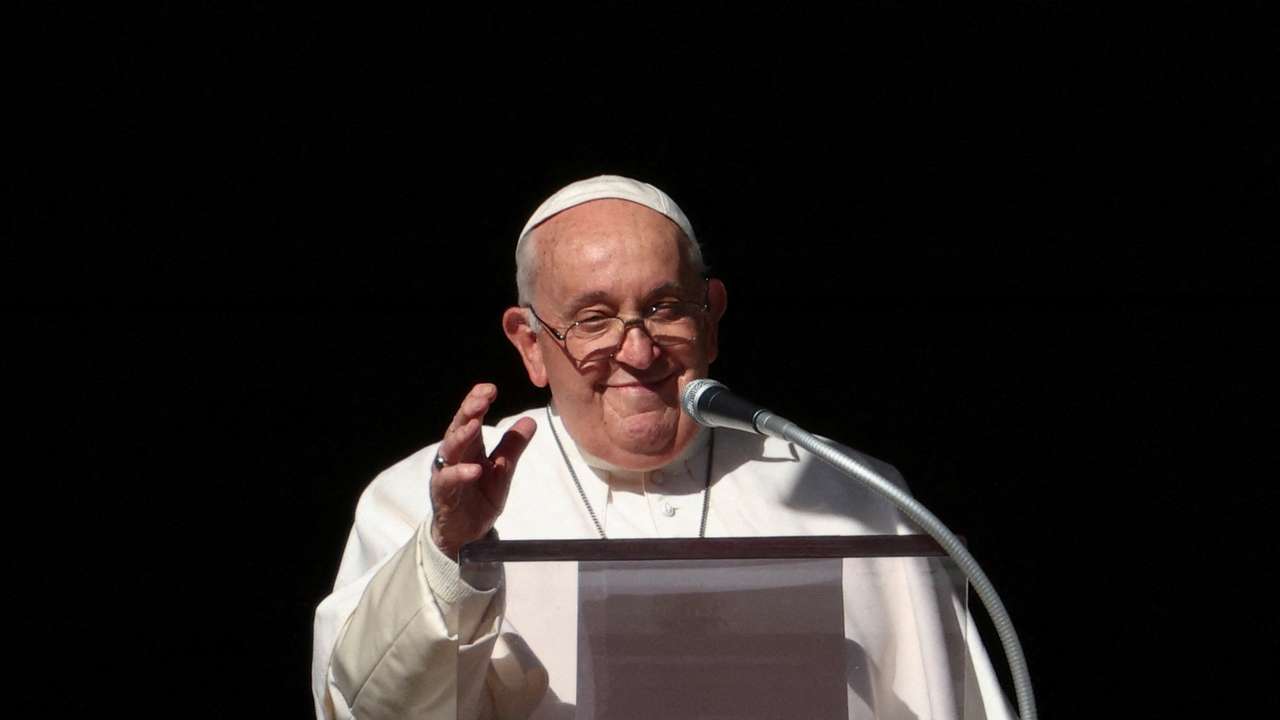FILE PHOTO: Angelus prayer led by Pope Francis at the Vatican