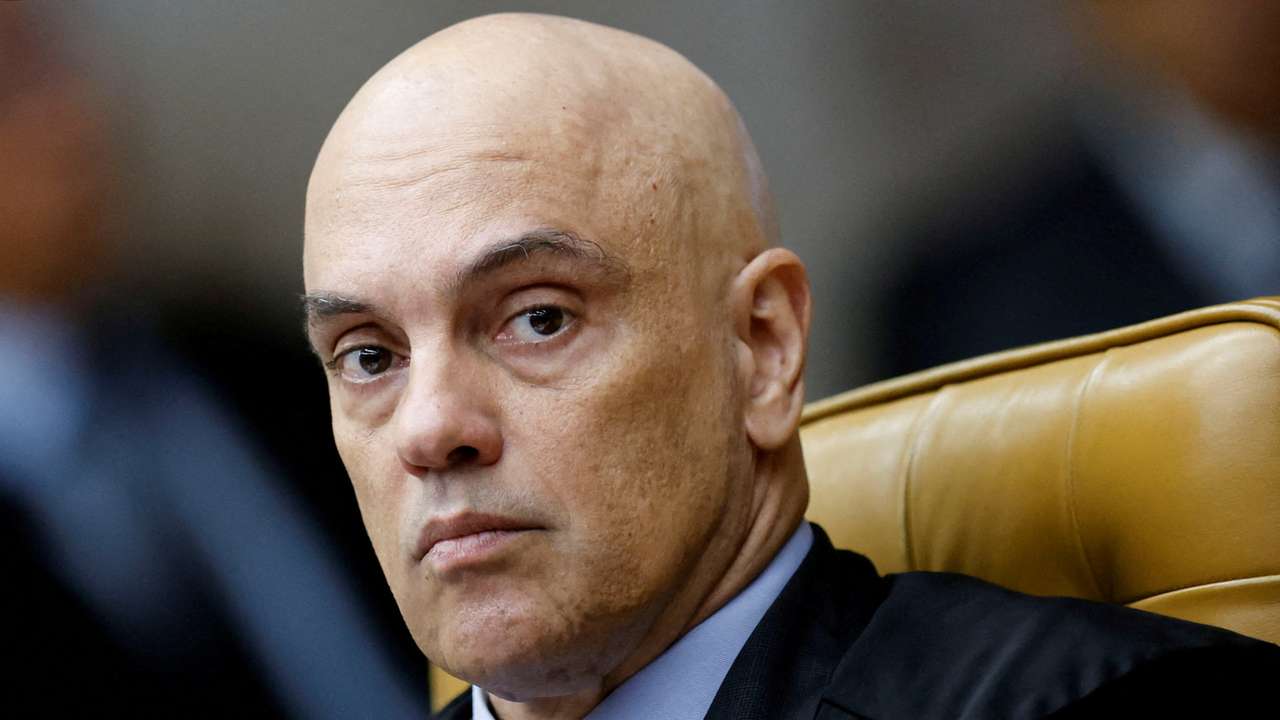 FILE PHOTO: Brazil's Supreme Court Judge Alexandre de Moraes attends a session of the Supreme Court in Brasilia