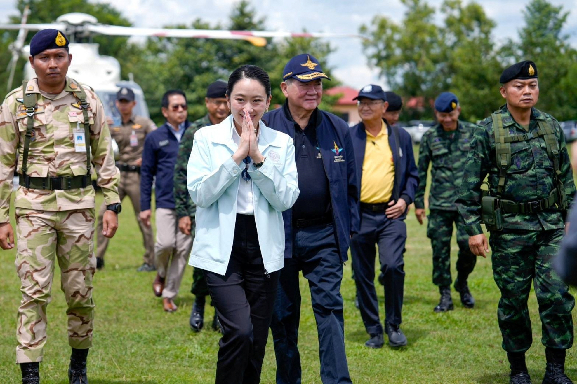 Thailand's Prime Minister Paetongtarn Shinawatra visits Ubon Ratchathani province