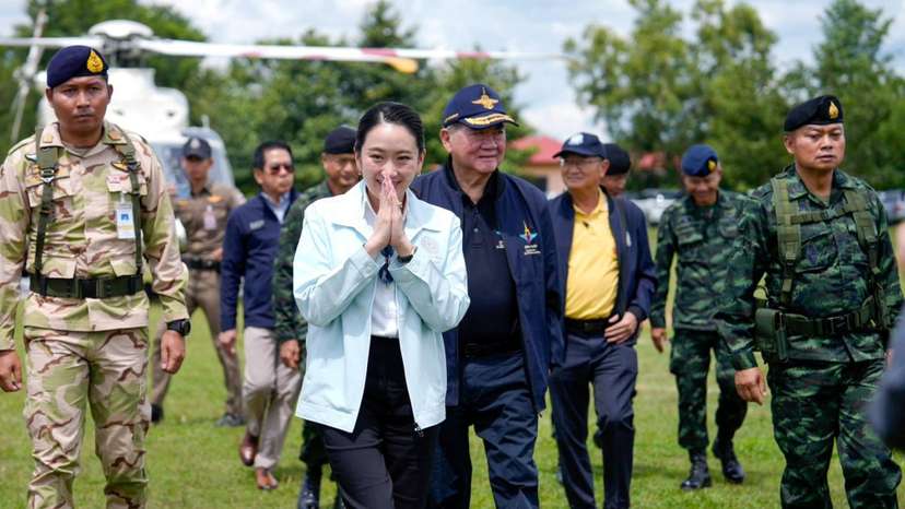 Thailand's Prime Minister Paetongtarn Shinawatra visits Ubon Ratchathani province