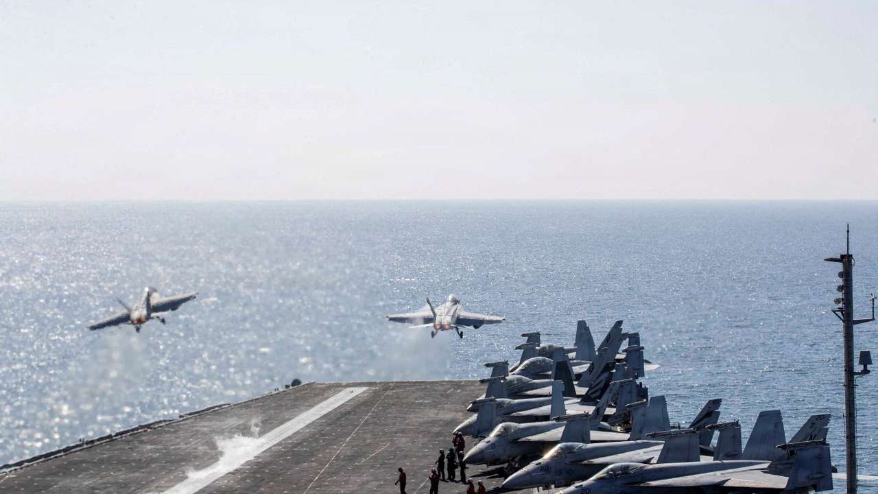 FILE PHOTO: USS Abraham Lincoln (CVN 72) Flight Operations