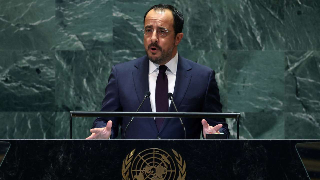 FILE PHOTO: World leaders take part in the 79th annual U.N. General Assembly high-level debate