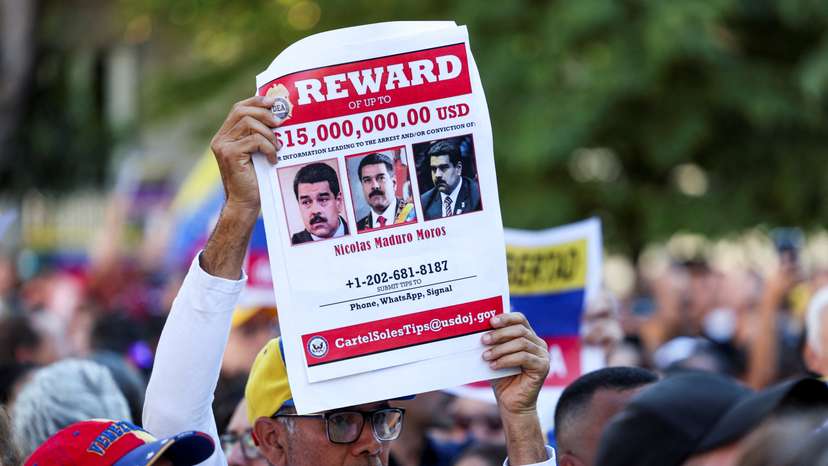 Venezuelans gather in support of Venezuelan opposition presidential candidate Gonzalez, in Madrid